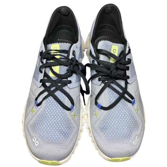 On Cloud X 3 Women's Size 8.5 Nimbus/White & Purple Running  Walking Shoes - Picture 7 of 12